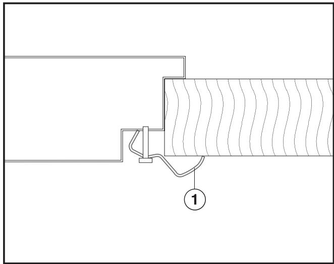 MIELE KM 3054 - Safety distances to the sides of and behind the appliance - 7