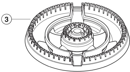 MIELE KM 3054 - To assemble the wok burner - 2