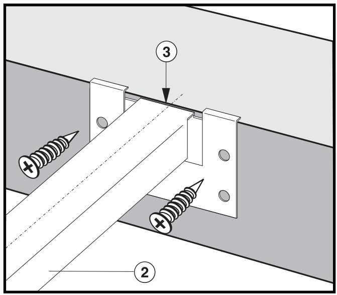 MIELE KM 405 - Fixing the spacer bars - 1
