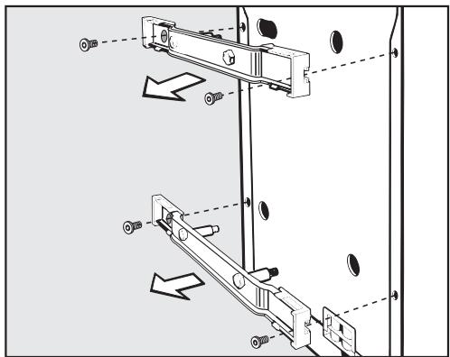 MIELE W 141 - Démontage des sécurités de transport - 2