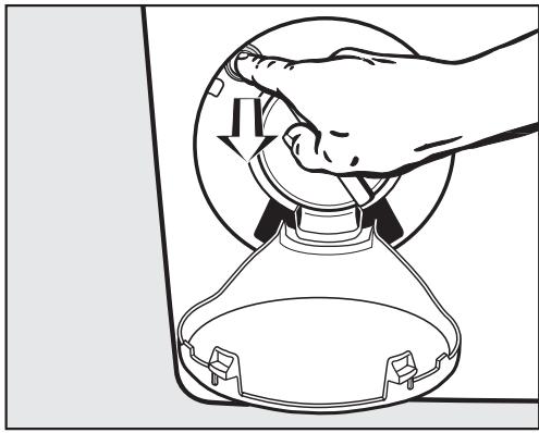 MIELE W 1622 - Ouverture de la porte - 1