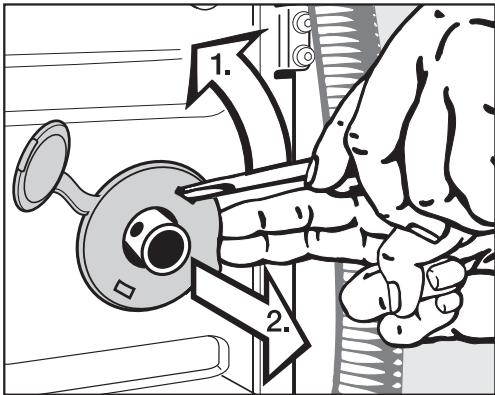 MIELE W 1622 - Démontage des securités de transport - 1