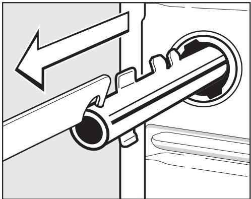 MIELE W 1622 - Démontage des securités de transport - 3