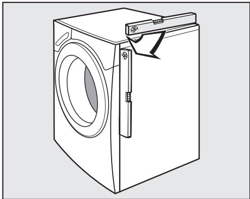 MIELE W 1622 - Dévissage et blocage des pieds - 2