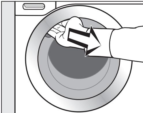 MIELE W 196 - Removing the detergent cartridges from the drum - 1
