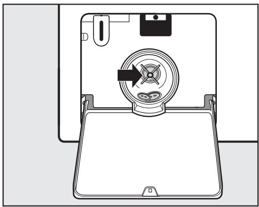 MIELE W 196 - Procedure for draining the washing machine - 3