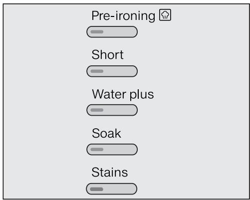 MIELE W 196 - Select options - 1