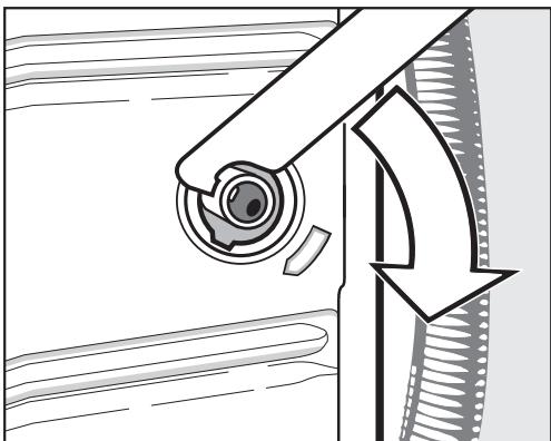 MIELE W 3205 - Démontage des sécurités de transport - 4