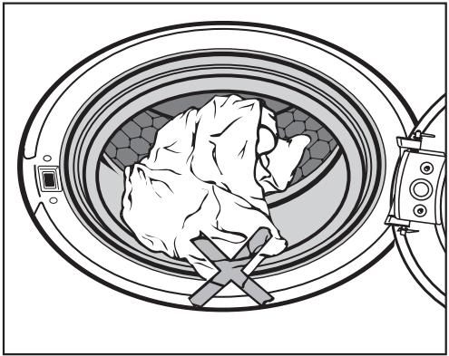 MIELE W 3205 - Chargez le lave-linge - 1