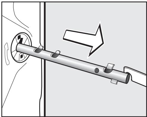 MIELE W 5820 SILENCE - Démontage des sécurités de transport - 5