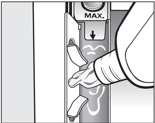MIELE W 5820 SILENCE - Adjonction automatique d'assouplissant, de produit de tenue ou d'amidon liquide - 1