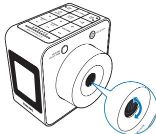PHILIPS AJ4800 - Projeter l'heure sur une surface - 3