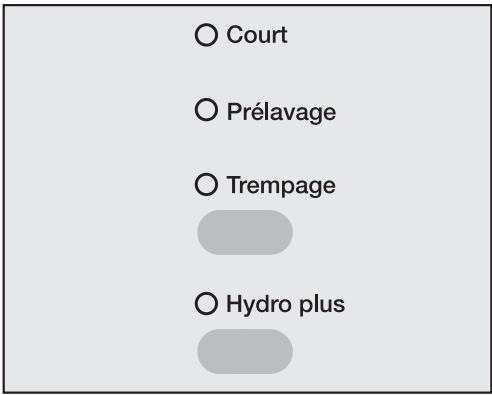 MIELE W 604 - Sélectionnez une fonction additionnelle - 1