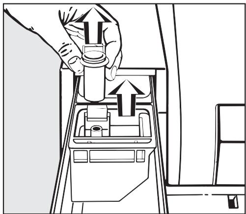 MIELE W 604 - Nettoyage de la boîte à produits - 2