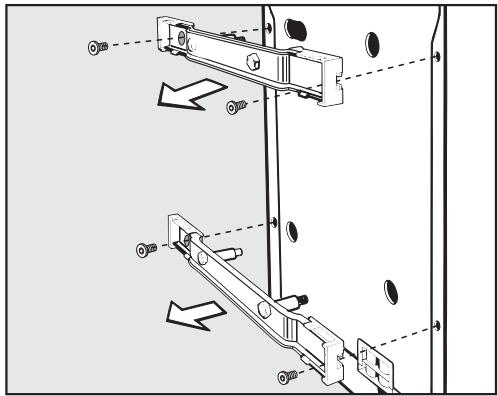 MIELE W 604 - Démontage des securités de transport - 2