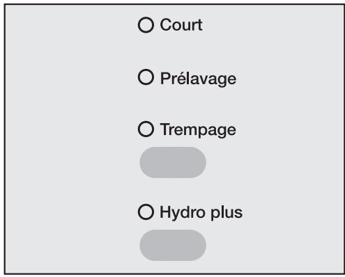 MIELE W 616 - Sélectionnez une fonction additionnelle - 1