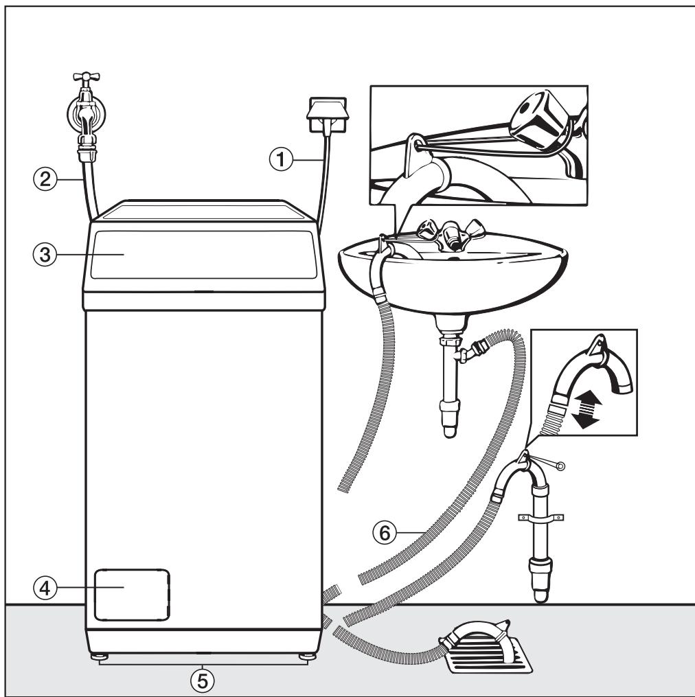 MIELE W 616 - Vue de face - 1
