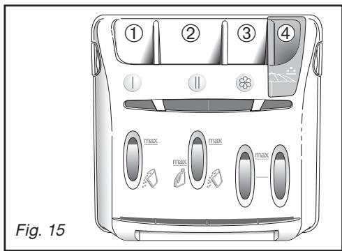 VEDETTE VLT6110S & VLT6110W - - CHARGEMENT DES PRODUITS DE LAVAGE (Fig. 15) - 1