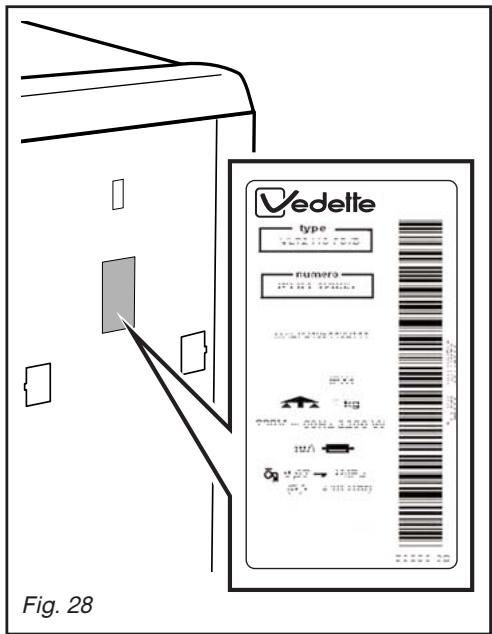 VEDETTE VLT6110S & VLT6110W - • INTERVENTIONS - 1