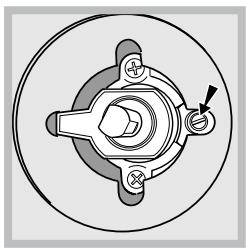 INDESIT KN3M51S IX - Adjusting the gas oven burner's minimum setting: - 1