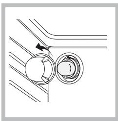 INDESIT KN3M51S IX - Replacing the oven light bulb - 1