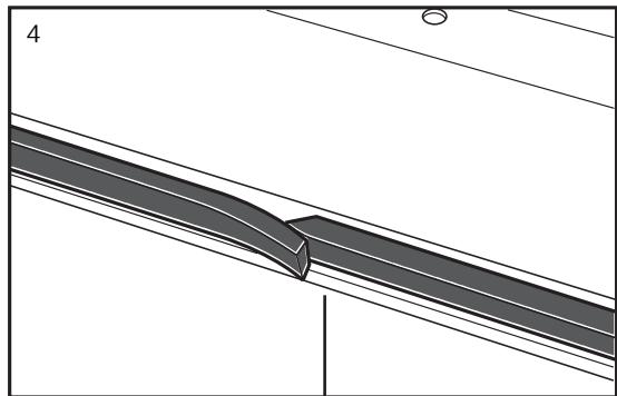 INDESIT VIX 644 C E - Installation der Sicherungsscheibe - 4