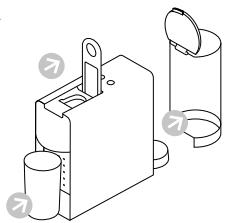 MAGIMIX ESSENZA MINI 11365, ESSENZA MINI 11366 - Emptying the system before a period of non-use and for frost protection, or before a repair - 2