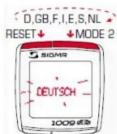 SIGMA SPORT COMPTEUR BC 1009 STS - Réglages de base - 2