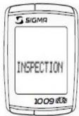 SIGMA SPORT COMPTEUR BC 1009 STS - Intervalle d'entretien - 2