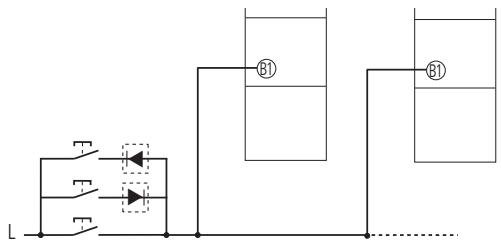 THEBEN DIMAX 534 - Raccordement à plusieurs variateurs avec un module à diodes - 1