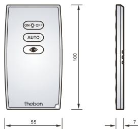 THEBEN SPHINX RC 104 - Dimensions - 1