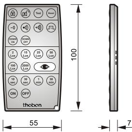 THEBEN SPHINX RC 105 PRO - Dimensions - 1