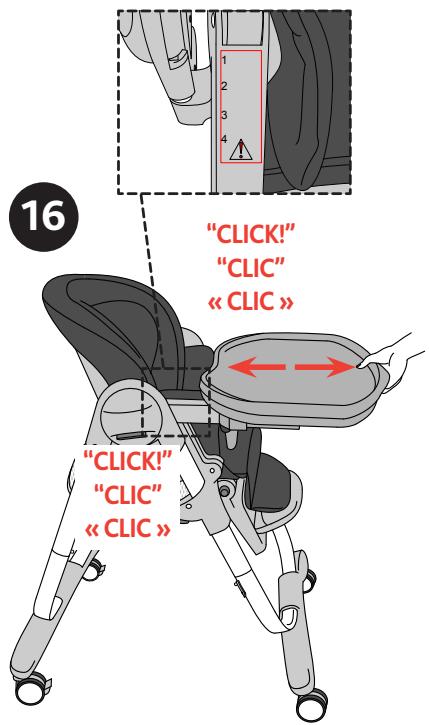 CHICCO POLLY MAGIC HIGHCHAIR - WARNING - 1