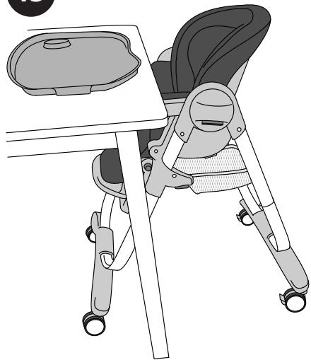CHICCO POLLY MAGIC HIGHCHAIR - Comment utiliser harnais de sécurité - 1