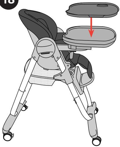 CHICCO POLLY MAGIC HIGHCHAIR - WARNING - 1