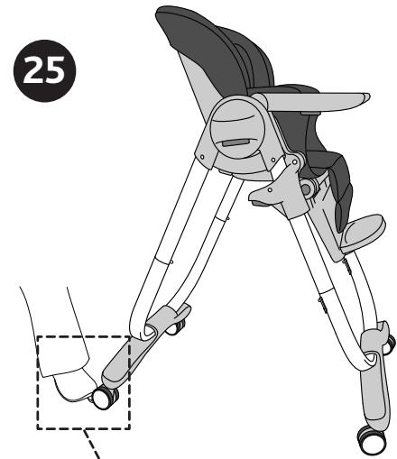CHICCO POLLY MAGIC HIGHCHAIR - WARNING - 1