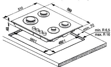 HOTPOINT 642 TEC IX/HA - BCTPOEHHbIM MOHTaX - 1