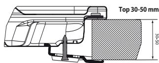 HOTPOINT 642 TEC IX/HA - Fitting the appliance - 6