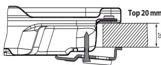 HOTPOINT 642 TEC IX/HA - Fitting the appliance - 5