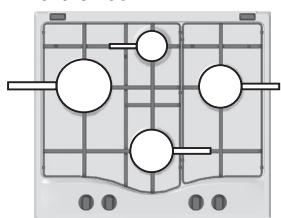 HOTPOINT 642 TEC IX/HA - Practical advice on using the burners - 1
