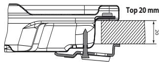 HOTPOINT 642 TEC IX/HA - REMARQUE: le cordon d'alimentation doit être suffisamment long pour permettre son extraction par le haut. - 2