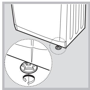 HOTPOINT AQC9 6F7 TM1 - Livellamento dell'asciugatrice - 2