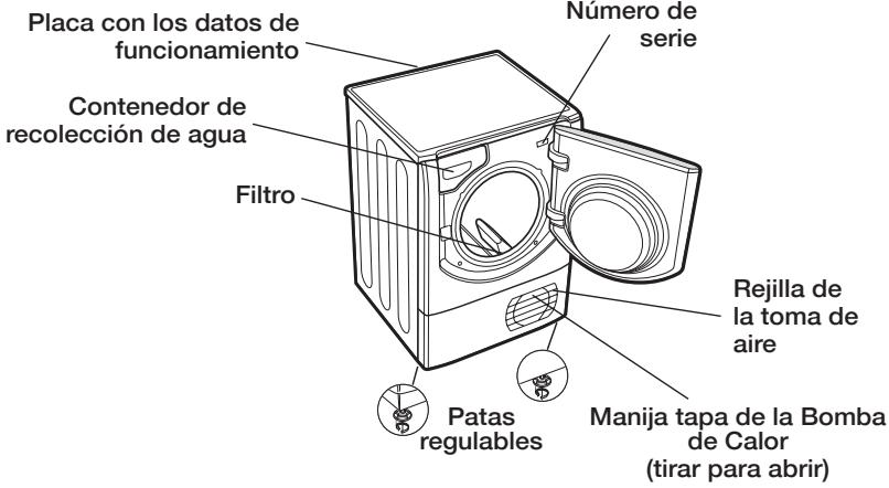 HOTPOINT AQC9 6F7 TM1 - Descripción de la secadora - 2