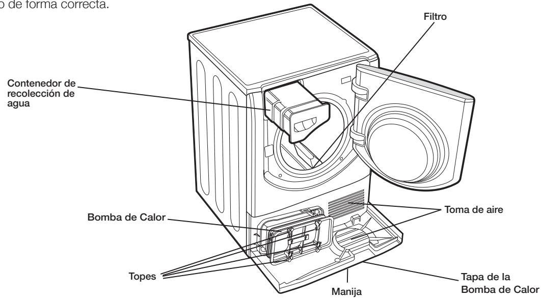 HOTPOINT AQC9 6F7 TM1 - Limpieza de la secadora - 1