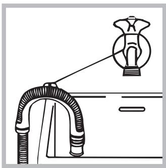HOTPOINT AQD1071D 69 EU/A - Connecting the drain hose - 2