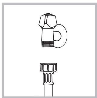 HOTPOINT AQD1071D 69 EU/A - Conexión del tubo de alimentación de agua - 2