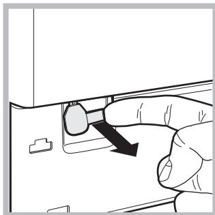 HOTPOINT AQD1071D 69 EU/A - Manuelles Öffnen der Geräteür - 2