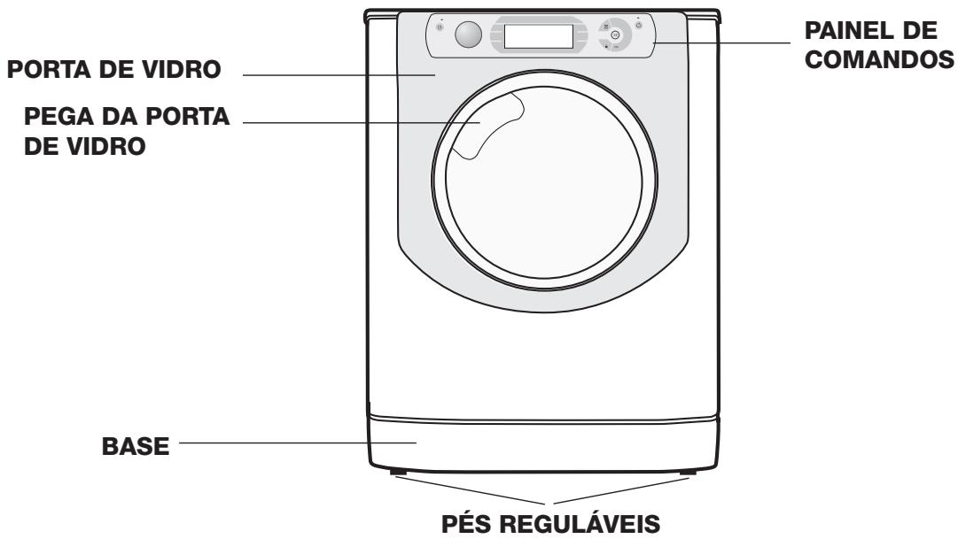 HOTPOINT AQD1071D 69 EU/A - Abertura manual da porta de vidro - 4