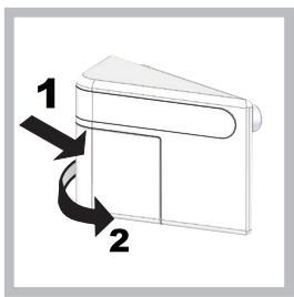HOTPOINT BCB 31 AA FR,  BCB 31 AAE FR - Replacing the light bulb * - 1