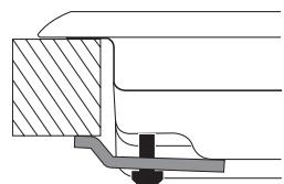 HOTPOINT DD 641 /A - Hook fastening diagram - 2